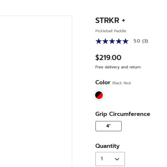 BRAND NEW Babolat STRKR Pickleball Paddle #1 Rated Pro - $219 MSRP - Free Ship!! - Picture 2 of 9